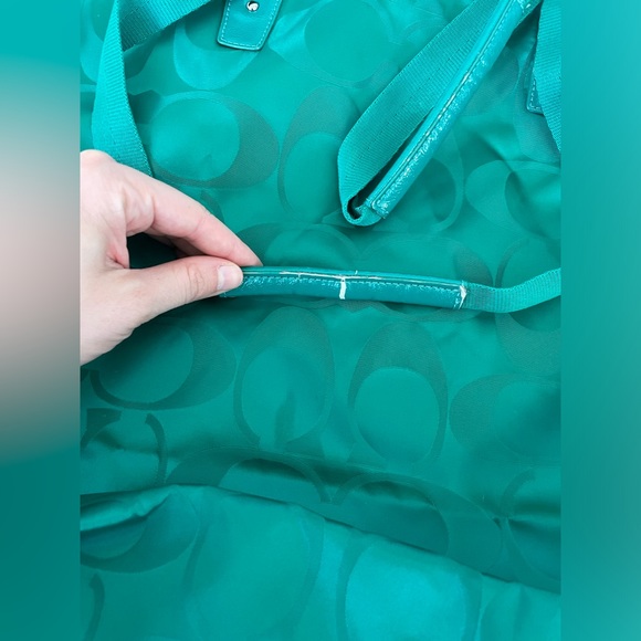 Coach packable nylon weekender tote - Picture 9 of 16